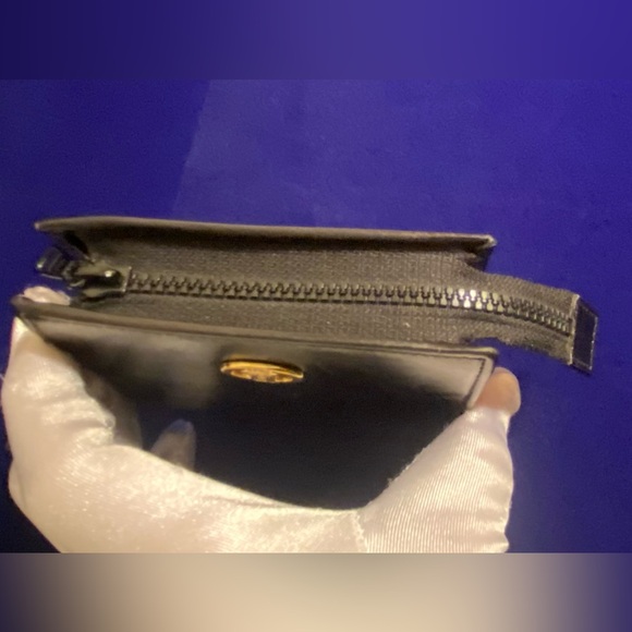 CELINE PARIS ~ Vintage ~ Small ~ Coin ~ Zip ~ Leather Pouch ~ Gorgeous ~ 🖤 - Picture 13 of 16